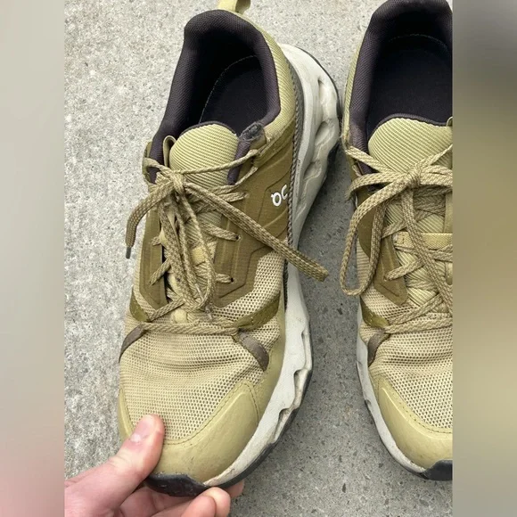 On Running Khaki Athletic Shoes - Picture 2 of 10